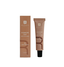 Фарба для брів із колагеном 01 Light Brown Klever Beauty