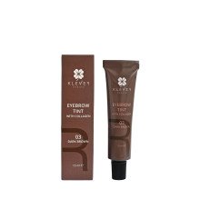 Краска для бровей с коллагеном 03 Dark Brown Klever Beauty