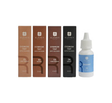 Набір фарб для брів із колагеном Klever Beauty