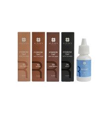 Набір фарб для брів із колагеном Klever Beauty